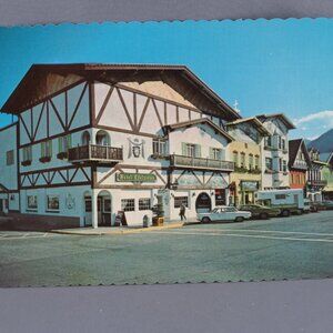 Vintage Postcard - Hotel Edelweiss Leavenworth Washington - Dexter Press